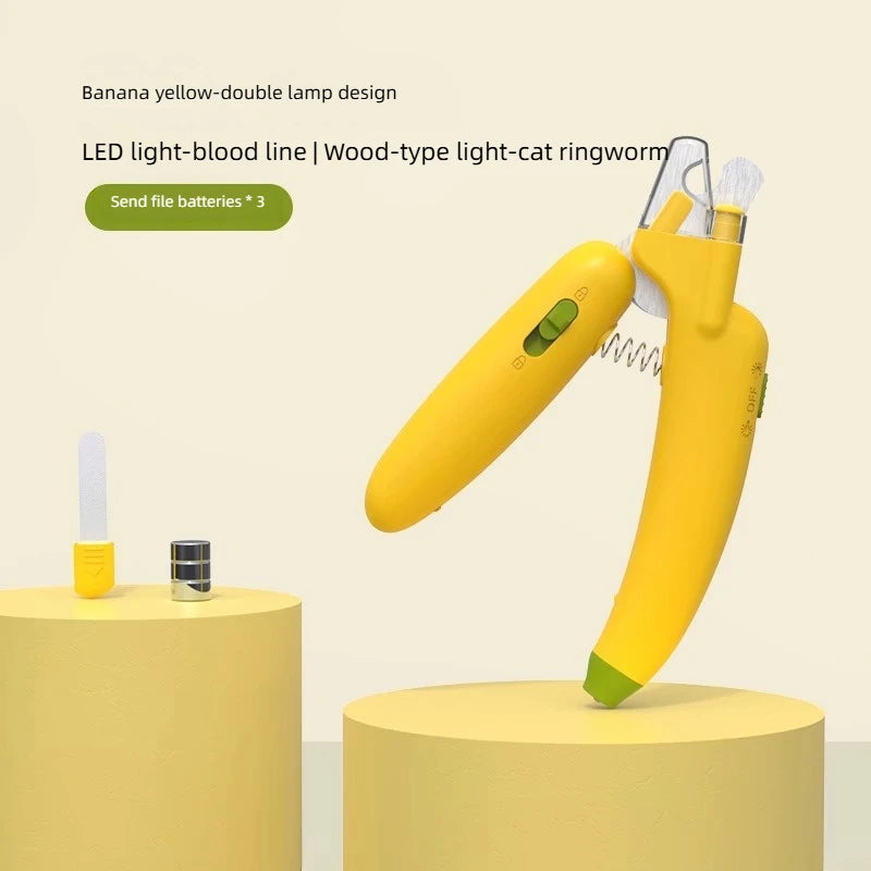 LED Pet Nail Clippers 🐾 – Safe & Easy Trimming for Dogs and Cats