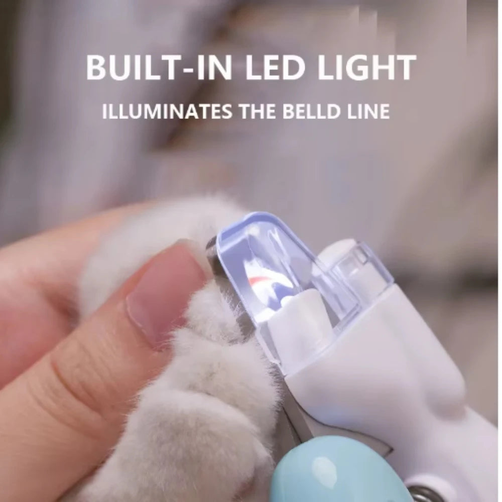 LED Pet Nail Clippers 🐾 – Safe & Easy Trimming for Dogs and Cats